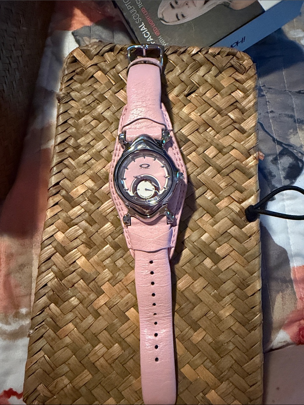 Like New Oakley Jury Watch Pink Stainless Steel